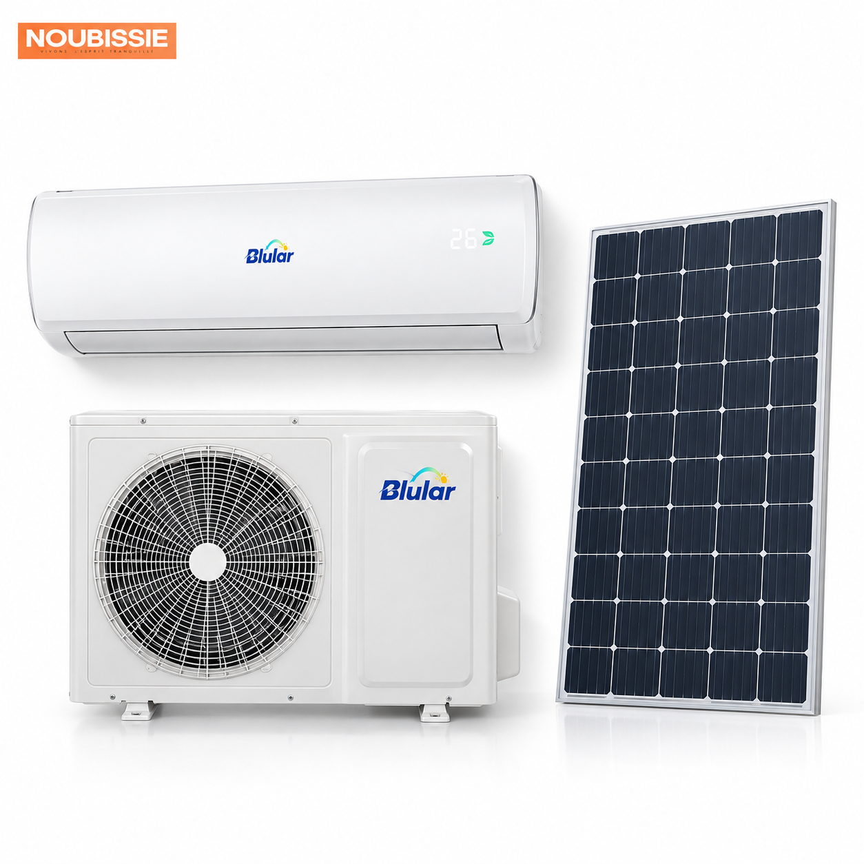 Climatiseur Solaire Hybride BLULAR 5000W 18000 BTU