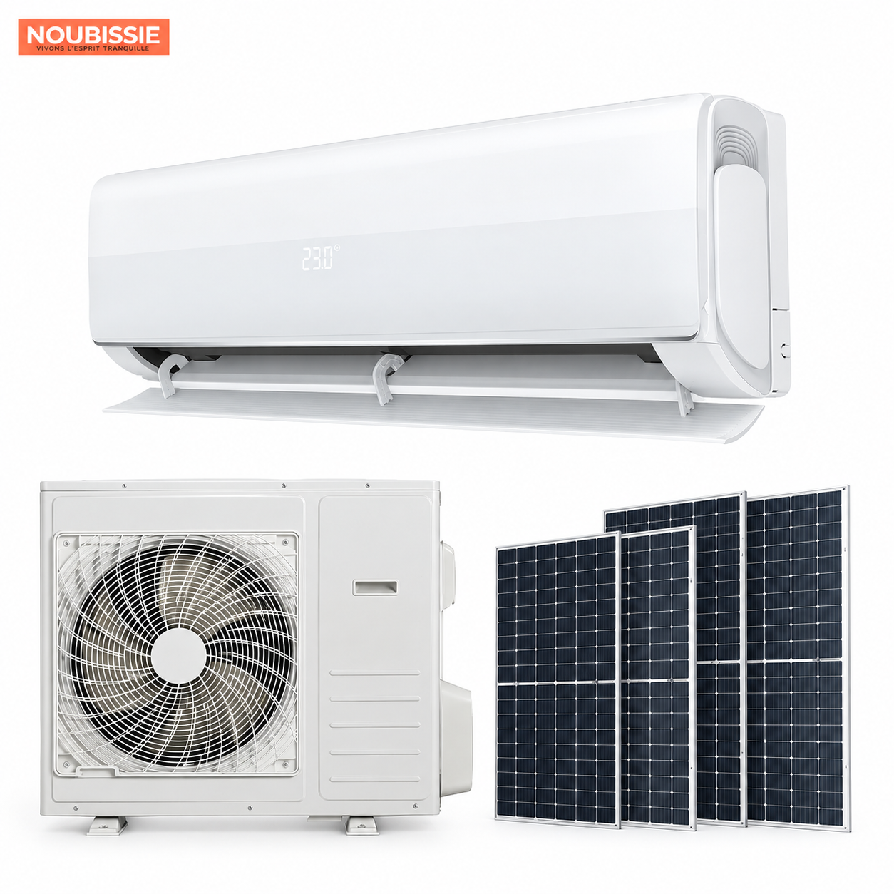 Climatiseur solaire Réseau Solaire AC-Off Mural DC 48V R410A