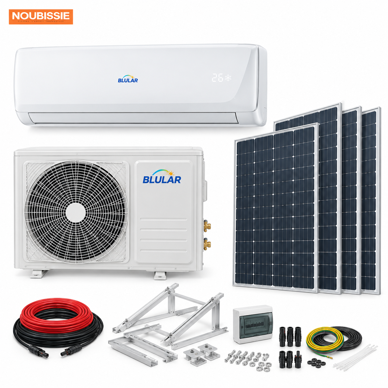 KIT Climatiseur solaire hybrid blular