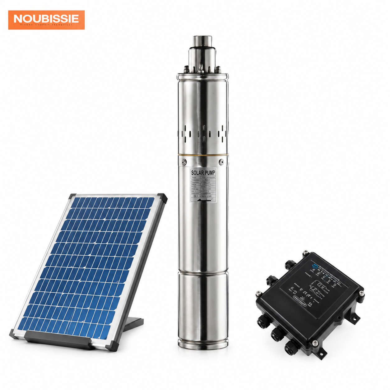 Pompe solaire 180W -24V DC 8A + controleur de pompe (solar pump) 3SSH1.2